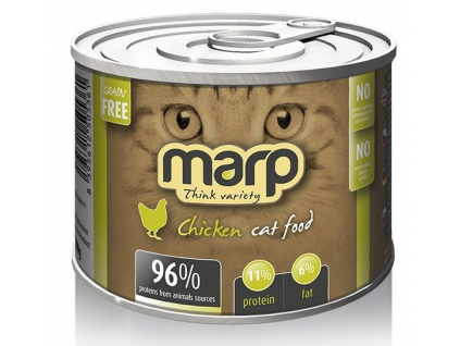 Marp Variety Chicken Cat konzerva pro kočky kuře + hovězí 200g z kategorie Chovatelské potřeby a krmiva pro kočky > Krmivo a pamlsky pro kočky > Konzervy pro kočky