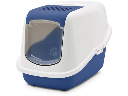 Savic toaleta pro kočky NESTOR 56x39x38cm modrá z kategorie Chovatelské potřeby a krmiva pro kočky > Toalety, steliva pro kočky > Kočičí toalety