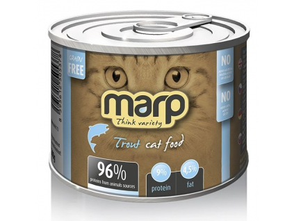 Marp Variety Chicken Cat konzerva pro kočky pstruh + játra 200g z kategorie Chovatelské potřeby a krmiva pro kočky > Krmivo a pamlsky pro kočky > Konzervy pro kočky