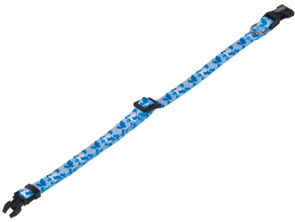 Nobby obojek maskáčový CAMOUFLAGE 20-35 cm modrá z kategorie Chovatelské potřeby a krmiva pro psy > Obojky, vodítka a postroje pro psy > Obojky pro psy