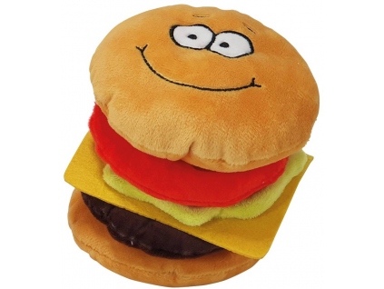 Nobby Classic plyšová hračka pro psy Cheeseburger 15 cm z kategorie Chovatelské potřeby a krmiva pro psy > Hračky pro psy > Plyšové hračky pro psy