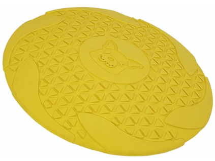 Nobby aportovací hračka pro psy Frisbee žluté 18 cm z kategorie Chovatelské potřeby a krmiva pro psy > Hračky pro psy > Gumové hračky pro psy