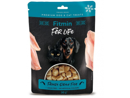 Fitmin For Life Mrazem sušené rybí pamlsky 30g z kategorie Chovatelské potřeby a krmiva pro psy > Pamlsky pro psy > Pamlsky sušené mrazem pro psy