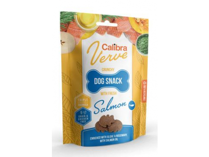 Calibra Dog Verve Crunchy Snack Fresh Salmon 150g z kategorie Chovatelské potřeby a krmiva pro psy > Pamlsky pro psy > Piškoty, sušenky pro psy