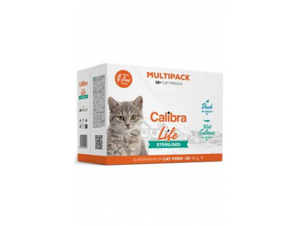 Calibra Cat Life kapsa Sterilised Multipack 12x85g z kategorie Chovatelské potřeby a krmiva pro kočky > Krmivo a pamlsky pro kočky > Kapsičky pro kočky