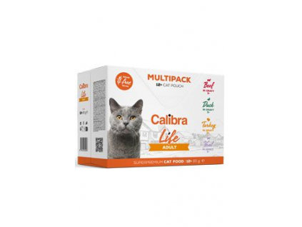 Calibra Cat Life kapsa Adult Multipack 12x85g z kategorie Chovatelské potřeby a krmiva pro kočky > Krmivo a pamlsky pro kočky > Kapsičky pro kočky