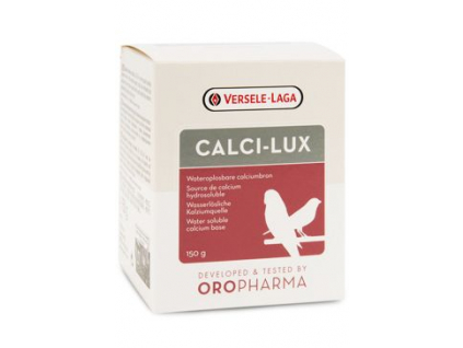 Versele Laga Oropharma Calci-lux-kalcium laktát a glukonát 150g z kategorie Chovatelské potřeby pro ptáky a papoušky > Vitamíny, minerály pro papoušky > Vitamíny pro papoušky