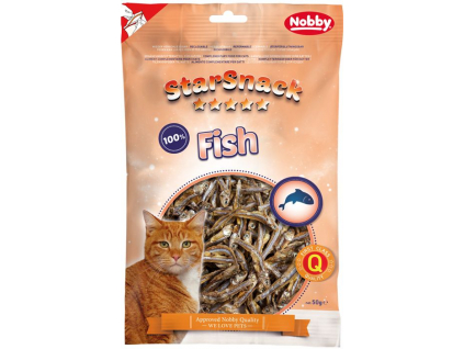 Nobby StarSnack Cat sušené rybičky ančovičky 85g z kategorie Chovatelské potřeby a krmiva pro kočky > Krmivo a pamlsky pro kočky > Pamlsky pro kočky