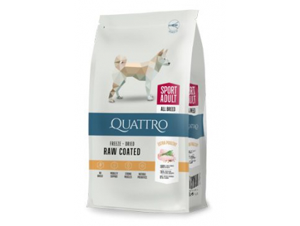 QUATTRO Dog Dry Premium All Breed ACTIVE Adult 3kg z kategorie Chovatelské potřeby a krmiva pro psy > Krmiva pro psy > Granule pro psy