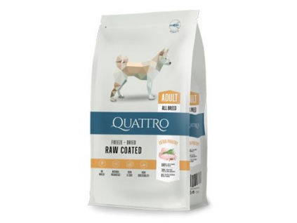 QUATTRO Dog Dry Premium All Breed Adult Drůbež 3kg z kategorie Chovatelské potřeby a krmiva pro psy > Krmiva pro psy > Granule pro psy