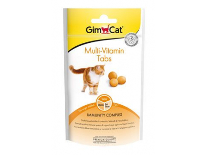 Gimcat Multivitamín tablety 40g z kategorie Chovatelské potřeby a krmiva pro kočky > Krmivo a pamlsky pro kočky > Pamlsky pro kočky