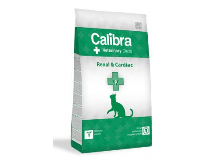 Calibra VD Cat Renal & Cardiac 2kg z kategorie Chovatelské potřeby a krmiva pro kočky > Krmivo a pamlsky pro kočky > Veterinární diety pro kočky