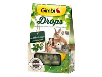 Gimbi Drops pro hlodavce s polními bylinkami 50g z kategorie Chovatelské potřeby a krmiva pro hlodavce a malá zvířata > Krmiva pro hlodavce a malá zvířata