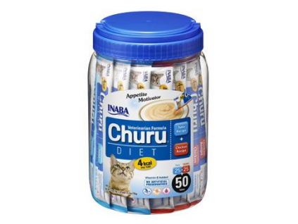 Churu Cat Vet Diet Purée Tuna&Chicken Varieties 50x14g z kategorie Chovatelské potřeby a krmiva pro kočky > Krmivo a pamlsky pro kočky > Pamlsky pro kočky