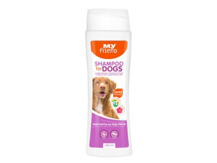 Bylinný šampón MY FRIEND pro psy 400ml z kategorie Chovatelské potřeby a krmiva pro psy > Hygiena a kosmetika psa > Šampóny a spreje pro psy