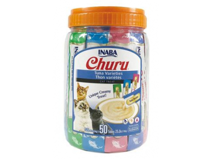 Churu Cat Tuna Varieties 50P z kategorie Chovatelské potřeby a krmiva pro kočky > Krmivo a pamlsky pro kočky > Pamlsky pro kočky