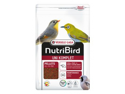 Versele Laga Nutribird Uni komplet pro drobné ptactvo 3kg z kategorie Chovatelské potřeby pro ptáky a papoušky > Krmivo pro papoušky