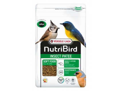 Versele Laga Nutribird Orlux Insect Patee pro hmyzož.ptactvo 1kg z kategorie Chovatelské potřeby pro ptáky a papoušky > Krmivo pro papoušky