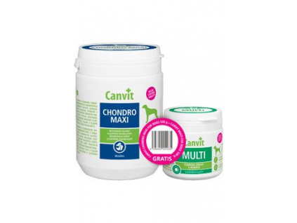 Canvit Chondro Maxi 500g + Canvit Multi 100g z kategorie Chovatelské potřeby a krmiva pro psy > Vitamíny a léčiva pro psy > Pohybový aparát u psů