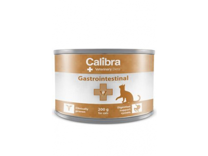 Calibra VD Cat konz. Gastrointestinal 200g z kategorie Chovatelské potřeby a krmiva pro kočky > Krmivo a pamlsky pro kočky > Veterinární diety pro kočky