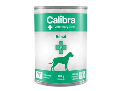 Calibra VD Dog konz. Renal 400g z kategorie Chovatelské potřeby a krmiva pro psy > Krmiva pro psy > Veterinární diety pro psy
