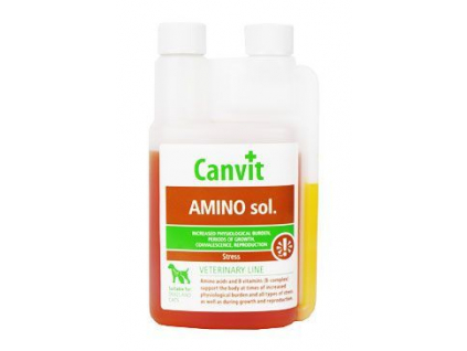 Canvit Amino sol. pro psy a kočky 250ml z kategorie Chovatelské potřeby a krmiva pro psy > Vitamíny a léčiva pro psy > Vitaminy a minerály pro psy