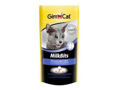 Gimcat Milkbits 40g z kategorie Chovatelské potřeby a krmiva pro kočky > Krmivo a pamlsky pro kočky > Veterinární diety pro kočky
