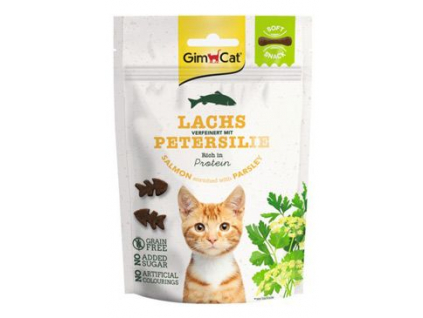Gimcat Soft Snacks Losos s petrželí 60g z kategorie Chovatelské potřeby a krmiva pro kočky > Krmivo a pamlsky pro kočky > Veterinární diety pro kočky