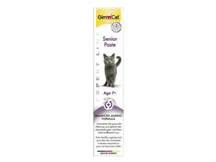 Gimcat Pasta Senior 50g z kategorie Chovatelské potřeby a krmiva pro kočky > Krmivo a pamlsky pro kočky > Pamlsky pro kočky