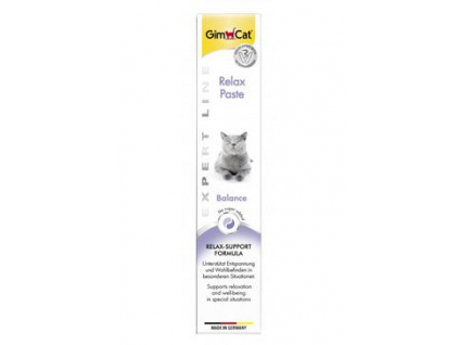 Gimcat Pasta Relax 50g z kategorie Chovatelské potřeby a krmiva pro kočky > Krmivo a pamlsky pro kočky > Pamlsky pro kočky