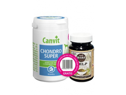 Canvit Chondro Super 230g+Canvit BARF Kelp pro psy 60g z kategorie Chovatelské potřeby a krmiva pro psy > Vitamíny a léčiva pro psy > Vitaminy a minerály pro psy