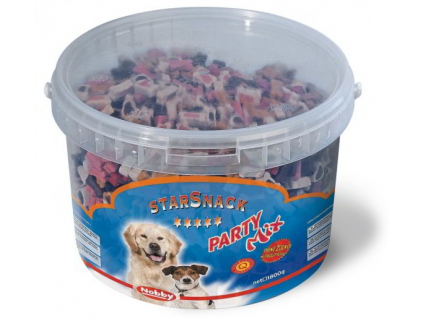 Nobby StarSnack Party Mix kyblík pamlsky pro psa 1,8kg z kategorie Chovatelské potřeby a krmiva pro psy > Pamlsky pro psy > Poloměkké pamlsky pro psy