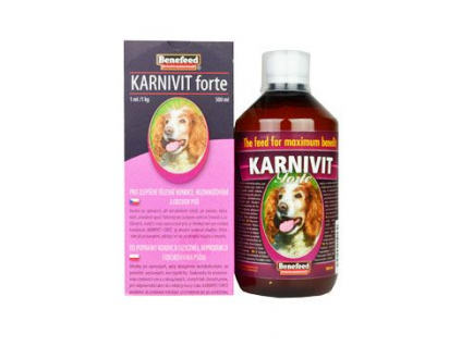 Karnivit forte pes 500ml z kategorie Chovatelské potřeby a krmiva pro psy > Vitamíny a léčiva pro psy > Pohybový aparát u psů