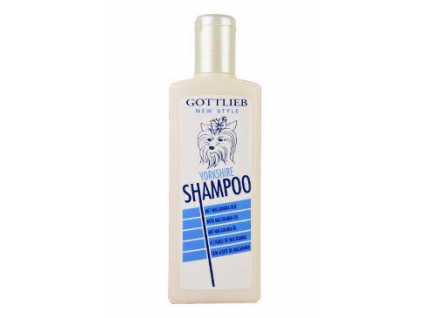 Gottlieb šampon Yorkshire s makadamovým olejem 300ml z kategorie Chovatelské potřeby a krmiva pro psy > Hygiena a kosmetika psa > Šampóny a spreje pro psy