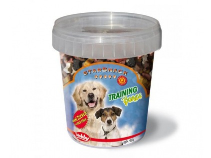 Nobby StarSnack Training Bones kyblík pamlsky pro psa 500g z kategorie Chovatelské potřeby a krmiva pro psy > Pamlsky pro psy > Poloměkké pamlsky pro psy