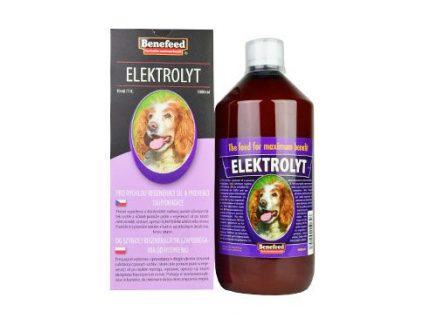 Elektrolyt pro psy 1l z kategorie Chovatelské potřeby a krmiva pro psy > Vitamíny a léčiva pro psy > Pohybový aparát u psů