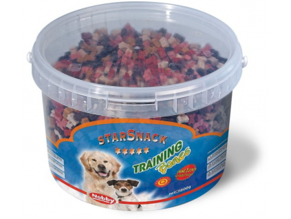 Nobby StarSnack Training Bones kyblík pamlsky pro psa 1,8kg z kategorie Chovatelské potřeby a krmiva pro psy > Pamlsky pro psy > Poloměkké pamlsky pro psy
