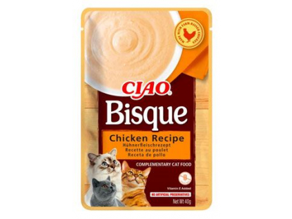 Churu Cat CIAO Bisque Chicken Recipe 40g z kategorie Chovatelské potřeby a krmiva pro kočky > Krmivo a pamlsky pro kočky > Pamlsky pro kočky