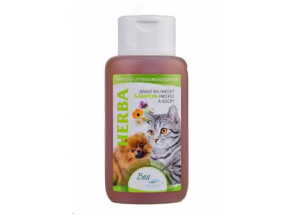 Šampon Bea Herba bylinkový pro psy a kočky 220ml z kategorie Chovatelské potřeby a krmiva pro psy > Antiparazitika pro psy > Šampóny, pudry pro psy