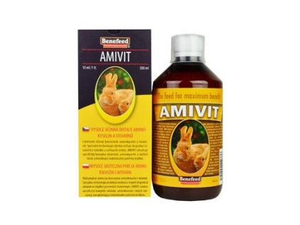 Amivit K králíci 500ml z kategorie Chovatelské potřeby a krmiva pro hlodavce a malá zvířata > Vitamíny, minerální bloky
