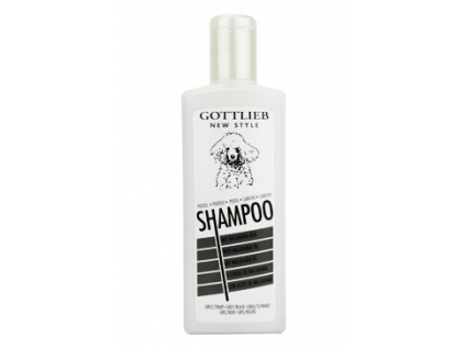 Gottlieb Pudl šampon s makadamovým olejem Černý 300ml z kategorie Chovatelské potřeby a krmiva pro psy > Hygiena a kosmetika psa > Šampóny a spreje pro psy