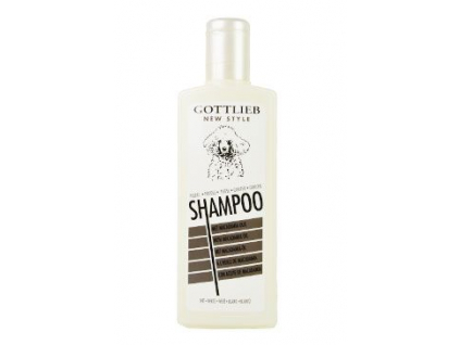Gottlieb Pudl šampon s makadamovým olejem Bílý 300ml z kategorie Chovatelské potřeby a krmiva pro psy > Hygiena a kosmetika psa > Šampóny a spreje pro psy