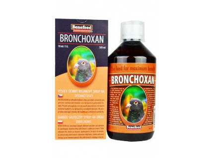 Bronchoxan pro holuby bylinný sirup 500ml z kategorie Chovatelské potřeby pro ptáky a papoušky > Vitamíny, minerály pro papoušky > Vitamíny pro papoušky