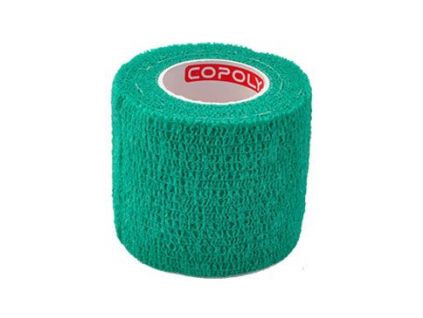 Obinadlo elast. CoPoly 5cm x 4,5m zelená