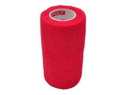 Obinadlo elast. CoPoly 10cm x 4,5m červená