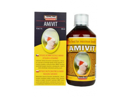 Amivit E pro exoty 500ml z kategorie Chovatelské potřeby pro ptáky a papoušky > Vitamíny, minerály pro papoušky > Vitamíny pro papoušky
