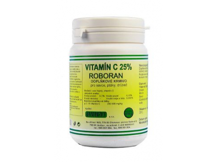 Vitamin C Roboran 25/ 100g z kategorie Chovatelské potřeby a krmiva pro psy > Vitamíny a léčiva pro psy > Vitaminy a minerály pro psy