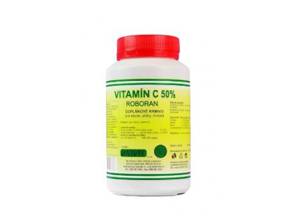Vitamin C Roboran 50/ 250g z kategorie Chovatelské potřeby a krmiva pro psy > Vitamíny a léčiva pro psy > Vitaminy a minerály pro psy