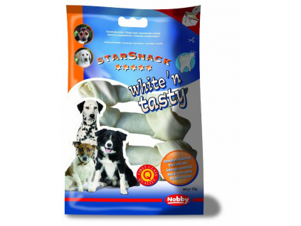 Nobby StarSnack White'n Tasty pamlsek uzel 10-11,5cm 5ks z kategorie Chovatelské potřeby a krmiva pro psy > Pamlsky pro psy > Bílé kosti pro psy