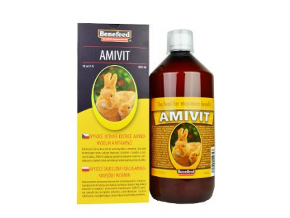 Amivit K králíci 1000ml z kategorie Chovatelské potřeby a krmiva pro hlodavce a malá zvířata > Vitamíny, minerální bloky